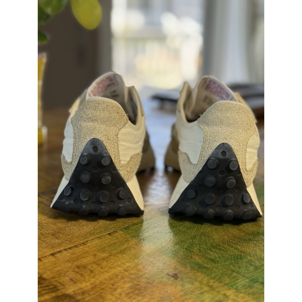New Balance 327 Angora Suede Womens 10.5 / Men's 9 Beige White Sneakers WS327 - Picture 4 of 12
